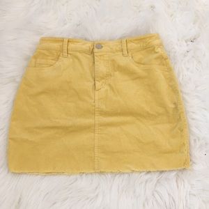 Forever 21 Yellow Skirt
